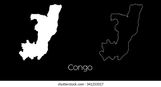 A Map of the country of Congo
