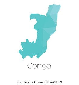 A Map of the country of Congo