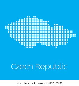 A Map of the country of Czech Republic