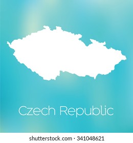 A Map of the country of Czech Republic