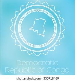 A Map of the country of Democratic Republic of Congo