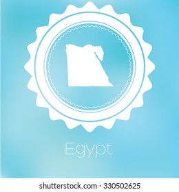 A Map of the country of Egypt