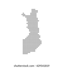 A Map of the country of Finland