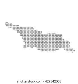 A Map of the country of Georgia