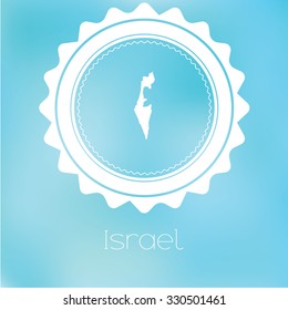 A Map of the country of Israel