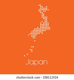 A Map of the country of Japan