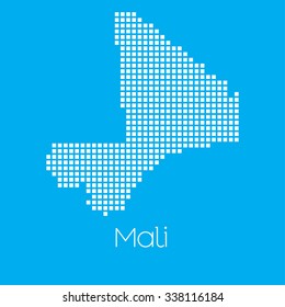 A Map of the country of Mali