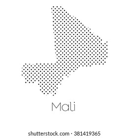 A Map of the country of Mali