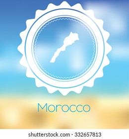 A Map of the country of Morocco