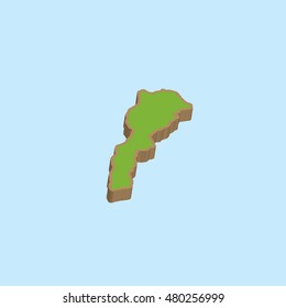 A Map of the country of Morocco