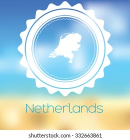 A Map of the country of Netherlands