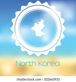 A Map of the country of North Korea