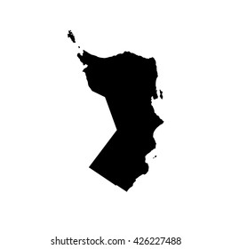 A Map of the country of Oman