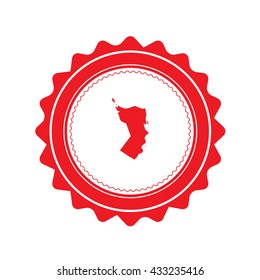 A Map of the country of Oman