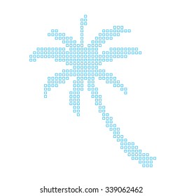 A Map of the country of Palm Tree