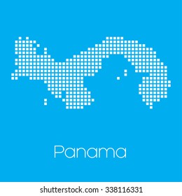 A Map of the country of Panama
