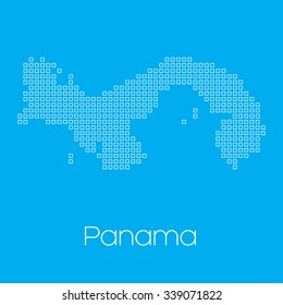A Map of the country of Panama