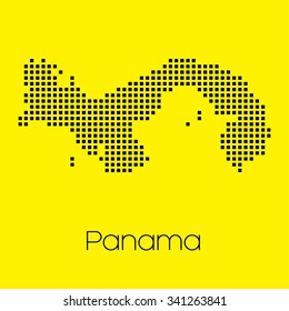 A Map of the country of Panama