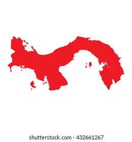 A Map of the country of Panama