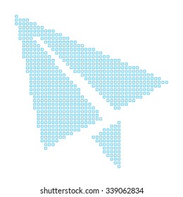 A Map of the country of Paper Air Plane