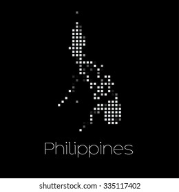A Map of the country of Philippines