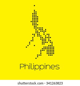 A Map of the country of Philippines