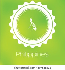 A Map of the country of Philippines