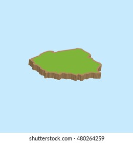 A Map of the country of Poland