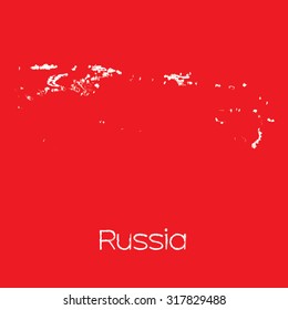 A Map of the country of Russia