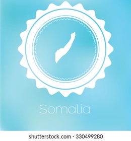 A Map of the country of Somalia