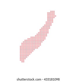 A Map of the country of Somalia