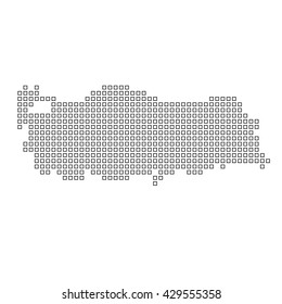 A Map of the country of Turkey