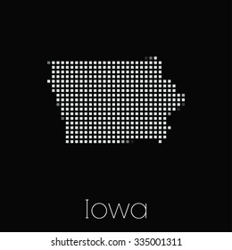 A Map of the county of Iowa