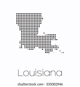 A Map of the county of Louisiana