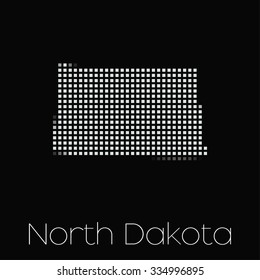 A Map of the county of North Dakota