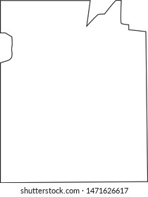 map of Covington in state of alabama