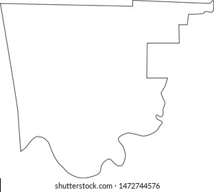 map of Crawford in state of Arkansas