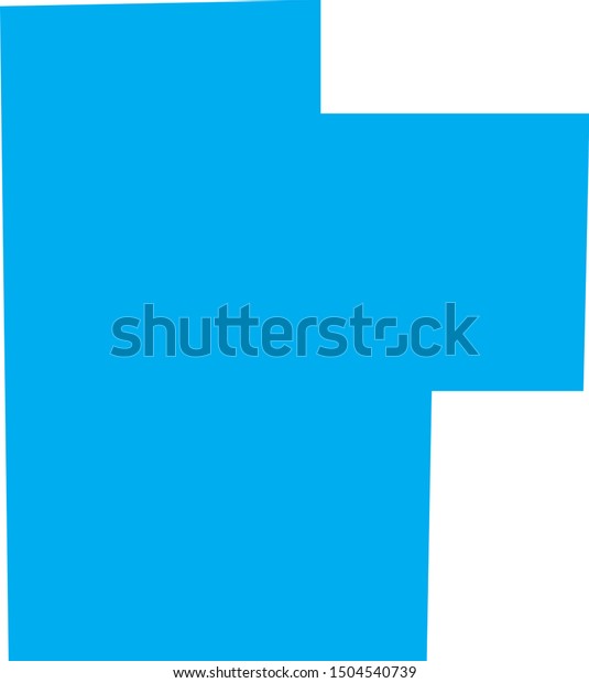 Map Creek County State Oklahoma Stock Vector Royalty Free 1504540739