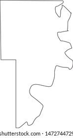 map of Crittenden in state of Arkansas