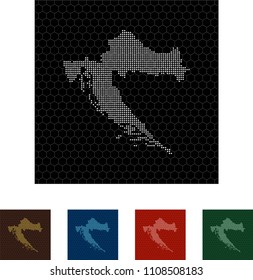 map of Croatia