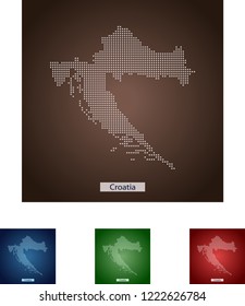 map of Croatia