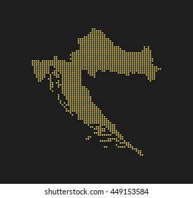 map of Croatia