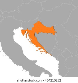 Map - Croatia