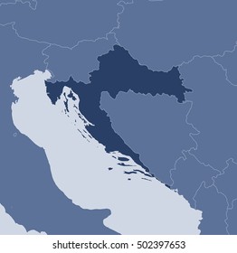 Map - Croatia