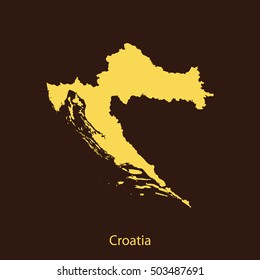 map of Croatia