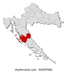 Map - Croatia, Zadar