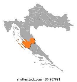 Map - Croatia, Zadar