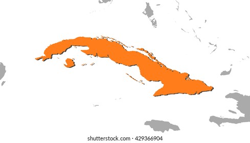 Map - Cuba