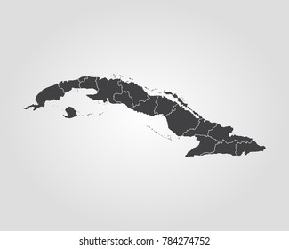 Map of Cuba