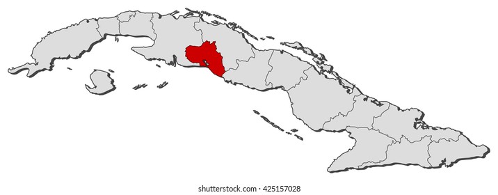 Map - Cuba, Cienfuegos